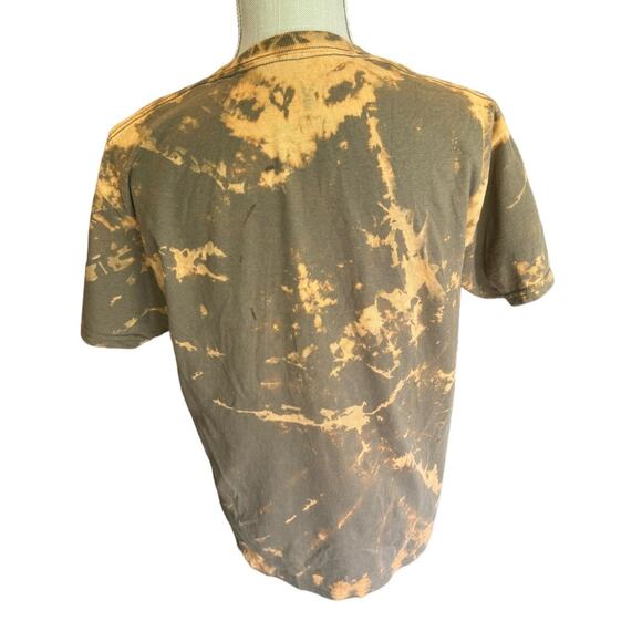 Playboy T-shirt.  Size Medium.  Bleach dyed. - Picture 2 of 6